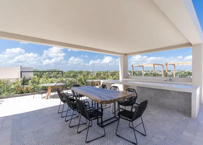 Moderno Estudio Con Fast Wifi Apartamento Playa del Carmen